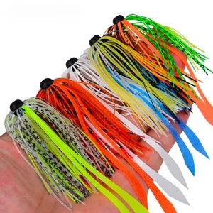 20 Stück Silikon Jig Röcke Angelköder Ersatz für Spinnerbaits Buzzbaits - Bild 1 von 13