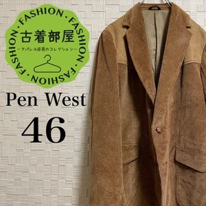 80S Pendleton Corduroy Jacket Elbow Patch - Picture 1 of 9