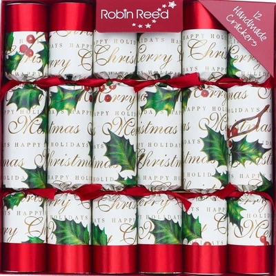 Galletas temáticas Robin Reed H5 vacaciones de Navidad 12 piezas 10 pulgadas - arcos y bayas 528 Foto 1 de 4