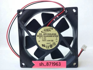Für ADDA AD0824HS-A70GL Lüfter 3,84W DC24V 0,16A 80*80*25mm 2pin - Bild 1 von 4