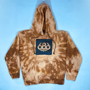 686 Knockout Pullover Hoody (S) Brown Tie Dye - Picture 1 of 4