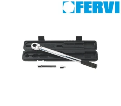 CHIAVE DINAMOMETRICA 28/210 NM LUNGHEZZA PROLUNGA 120 MM FERVI PME0137 - Immagine 1 di 4