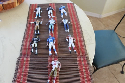 LOOSE NFL CUSTOM RE-PLAYS: JONES, HAMPTON, JACKSON, MONTANA,  CLARK, WARNER++ Cover