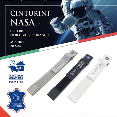 CINTURINO MoonWatch moon Compatibile Omega Speed master moonswatch strap nero M