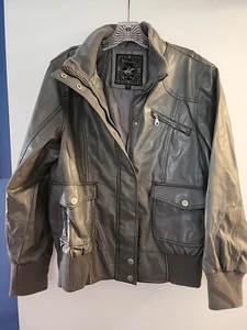 Beverly Hills Polo Club Faux Leather Jacket girl’s size 1X - Picture 1 of 10