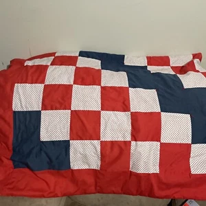 Red, White & Blue , Reversible Twin Quilt. - Picture 1 of 4