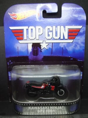 HW Hot Wheels Kawasaki Ninja GPZ 900R Top Gun entretenimiento retro escala 1:64 Foto 1 de 2