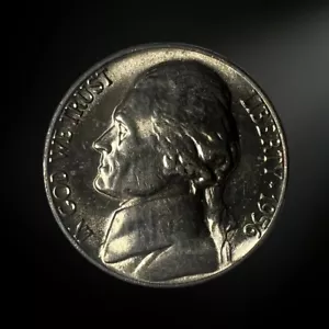 1956 P Philadelphia Jefferson Nickel (BU) Brilliant Uncirculated - Picture 1 of 2