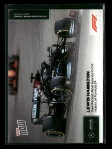2021 Topps NOW F1 #001 Lewis Hamilton AMG Mercedes Benz - Picture 1 of 2