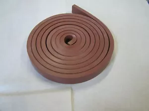 Qty 2 12 FT 1/2" X 1 1/4" X 12" Silicone rubber strips. weather stripping - Picture 1 of 6