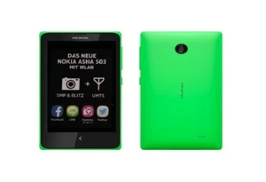 Nokia Asha 503 Verde Cellulare Finto Dummy - Requisit,Decorazione,Esposizione - Zdjęcie 1 z 2