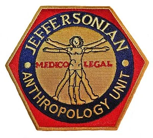 Bones TV Series Jeffersonian Anthropology Unit Embroidered Patch - Picture 1 of 1