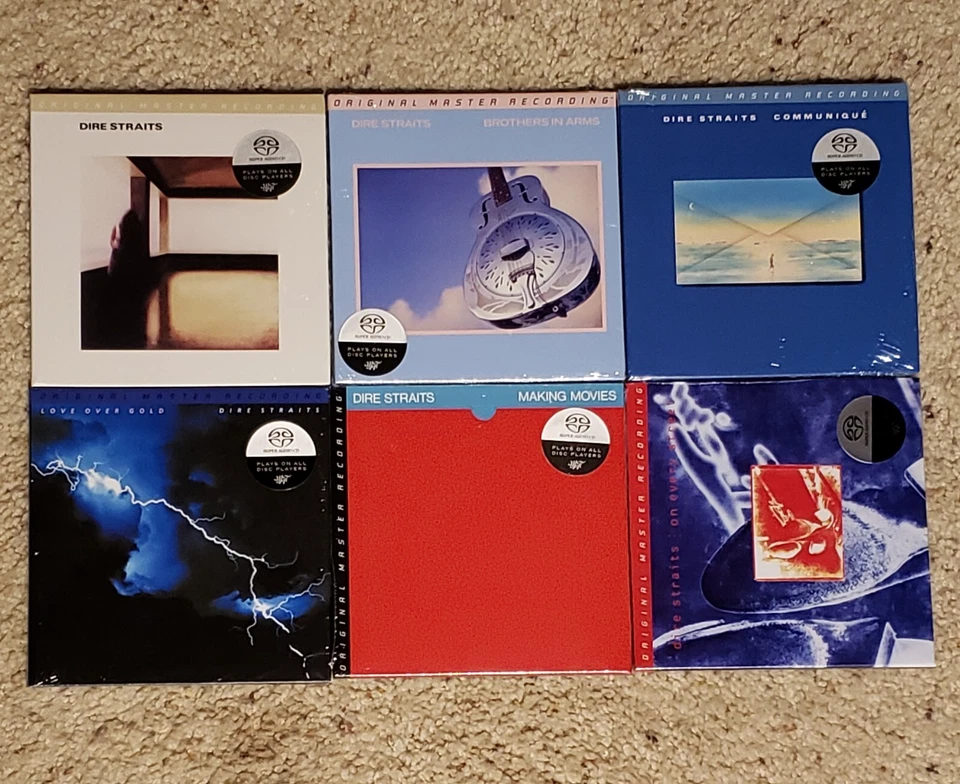 DIRE STRAITS - Mobile Fidelity Hybrid SACD - 6 Disc Bundle - Factory Sealed - Image 1 of 1