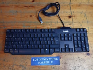 Clavier FR Filaire USB DELL SK-8115 Rev : A02 AZERTY sans support pieds - Picture 1 of 8
