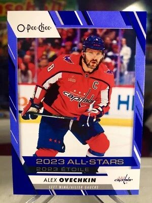 2023-24 O-Pee-Chee Alex Ovechkin All-Stars RARE OPC Blue SSP ⭐️ MINT - Image 1 of 2
