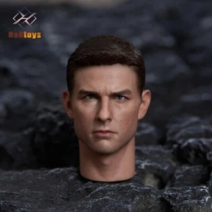 HaHtoys H006 1/6 Tom Cruise US Actor Head Sculpt Fit 12'' Action Figure - Picture 1 of 15