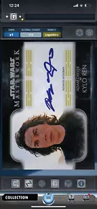 Star Wars Card Trader Kylo Ren Signature Gold Workbench Exclusive - Picture 1 of 1