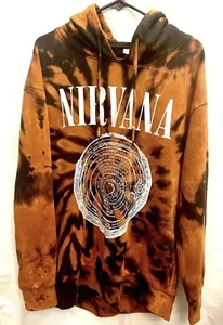 Nirvana Vestibule Circles Tie Dye Hoodie H&M urban outfitters vintage - Picture 1 of 5
