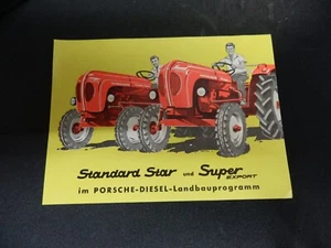 Postcard Porsche Diesel Standard Star and Super Tractor Postcard - Picture 1 of 2
