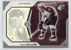 2003-04 SPx Teemu Selanne #22 HOF