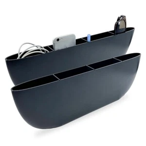 Flipo 2 Pack Black Safety Car Auto Seat Gap Filler Organizer Quality Gift New - Picture 1 of 5
