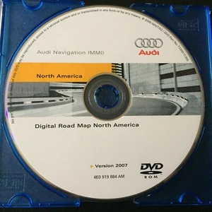 OEM Audi Navigation (MMI) NORTH AMERICA GPS P/N: 4E0 919 884 AM Version 2007 - Picture 1 of 2