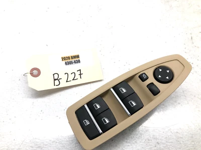 BMW 430i F36 Gran Coupé 2015-2020 ventana espejo retrovisor interruptor de control maestro OEM Foto 1 de 4