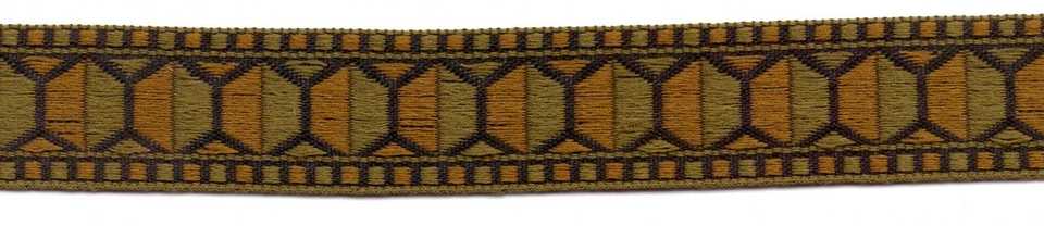 3/4 Inch wide woven jacquard ribbon 5 Yards - Image 1 of 1