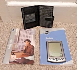Vintage Palm Vx Ręczny PDA z rysikiem, skórzanym etui i instrukcjami. - Zdjęcie 1 z 6