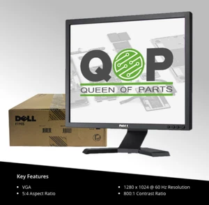 NEW - Dell E190s 19" Monitors - 5:4 Ratio, VGA, 1280 x 1024, 60Hz - Picture 1 of 4