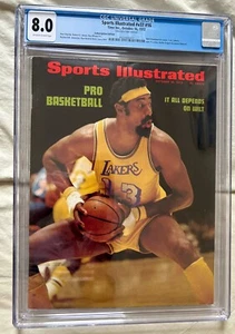Sports Illustrated 1972 AVAILABLE NOW! Wilt Chamberlain CGC 8.0 1st Of 9 Pop 1 - Picture 1 of 3