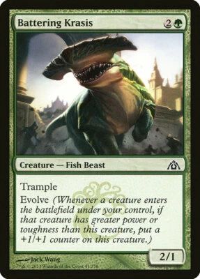 MTG Dragon's Maze Battering Krasis Near Mint English Magic Card 🧙🏽77 - Image 1 of 2