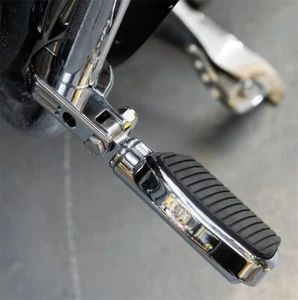 Estriberas de barra de protección del motor delantero de 1-1/4" con soportes para jefe indio/jefe EE. UU. - Imagen 1 de 7