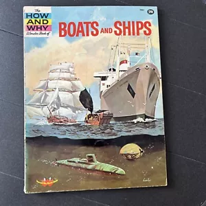 The How And Why Wonder Book Of Boats and Ships #5067, 1960, for Children - Picture 1 of 11