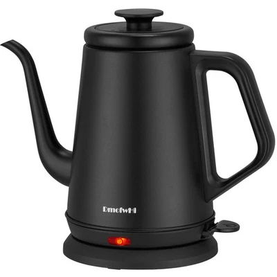 Gooseneck Electric Kettle 1.0L 1000W Stainless Steel Tea Kettle Matte Black - Image 1 of 4