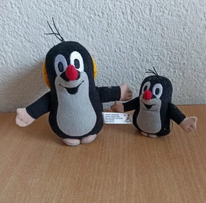 2er Set Der kleine Maulwurf Vintage Plüsch Figur Stofftier Schlenker 80er 90er - Bild 1 von 8