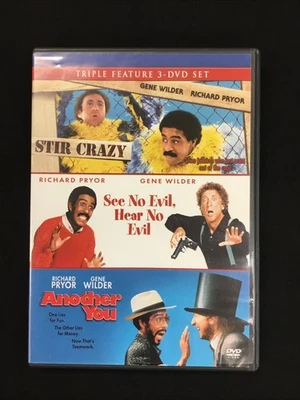 Gene Wilder & Richard Pryor 3-DVD Set - Stir Crazy, See No Evil, & Another You Foto 1 de 3