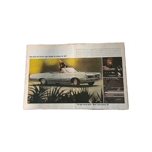 1966 66 Pontiac GTO convertible large-mag centerfold car ad - Picture 1 of 7