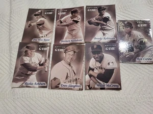 Five 1998 Fleer Legends Of Game Cards: Carew, McCovey, Killebrew, Reese, B.... - Picture 1 of 11