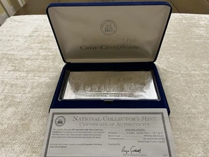 National Collectors Mint $20 9/11 Silver Leaf With Certificate  - Picture 1 of 4
