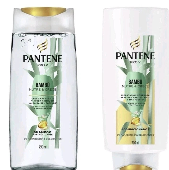 CHAMPÚ PANTENE BAMBÚ 750ml Y ACONDICIONADOR - 700ml Foto 1 de 4