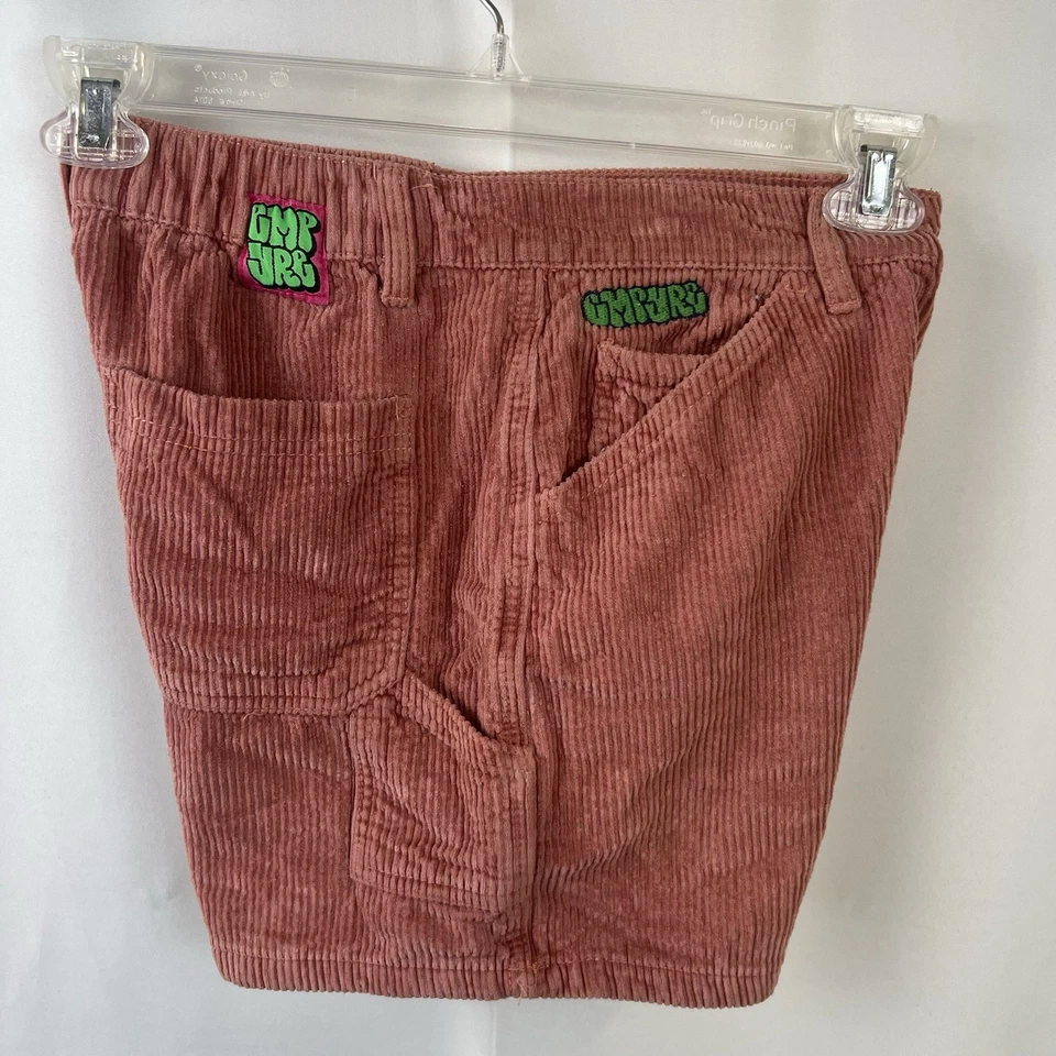 Pantalones Cortos Empyre Pana Carpintero Para Mujer Talla Pequeña Rosa 4" Entrepierna Patín Foto 1 de 4