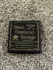 Vintage Black Diamond Strings Banjo Strings Box ONLY - Picture 1 of 6