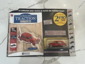 1:43 Diecast 1955 Citroen Traction 11 Fire Truck Original Store Display - Picture 1 of 4