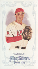 2013 Topps Allen and Ginter Mini A and G Back Baseball Card #84 Jason Vargas