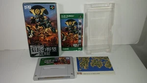 146-55 SUPER NINTENDO SNES FAMICOM SFC NOBUNAGA NO YABOU TENSHOUKI JAPAN - Picture 1 of 11