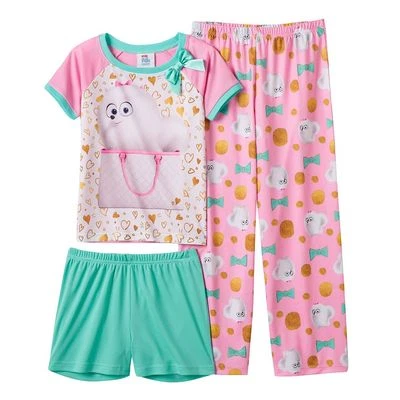 La vida secreta de las mascotas 3 piezas. Casa rodante Gidget conjunto de pijama talla 4 - 6 - 8 - 10 nuevo con etiquetas $36 Foto 1 de 2