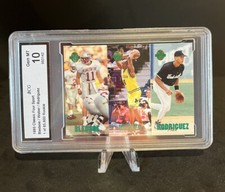 1993 Classic Four Sport #TC5 Drew Bledsoe Chris Webber Alex Rodriguez RC /65,600