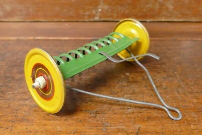 Vintage Marx 1940's John Deere Hay Rake Metal Farm Toy Tractor Pressed Steel Toy - Image 1 of 4