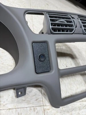 98-04 S10 BLAZER Sonoma Jimmy Dash Bezel A Bag Switch Delete Plate Insert BLACK - Image 1 of 4